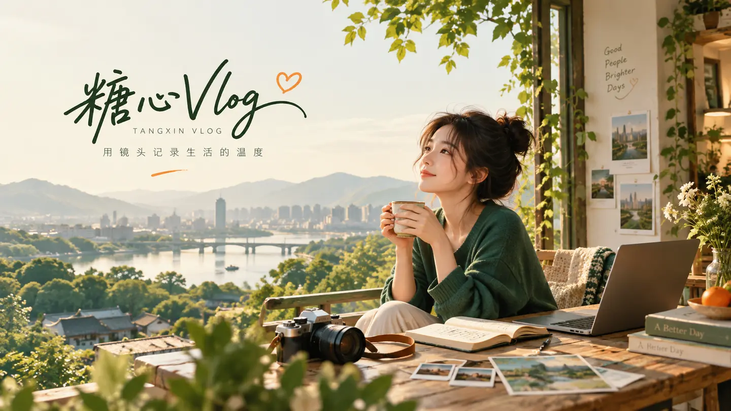 糖心Vlog生活影像主题封面